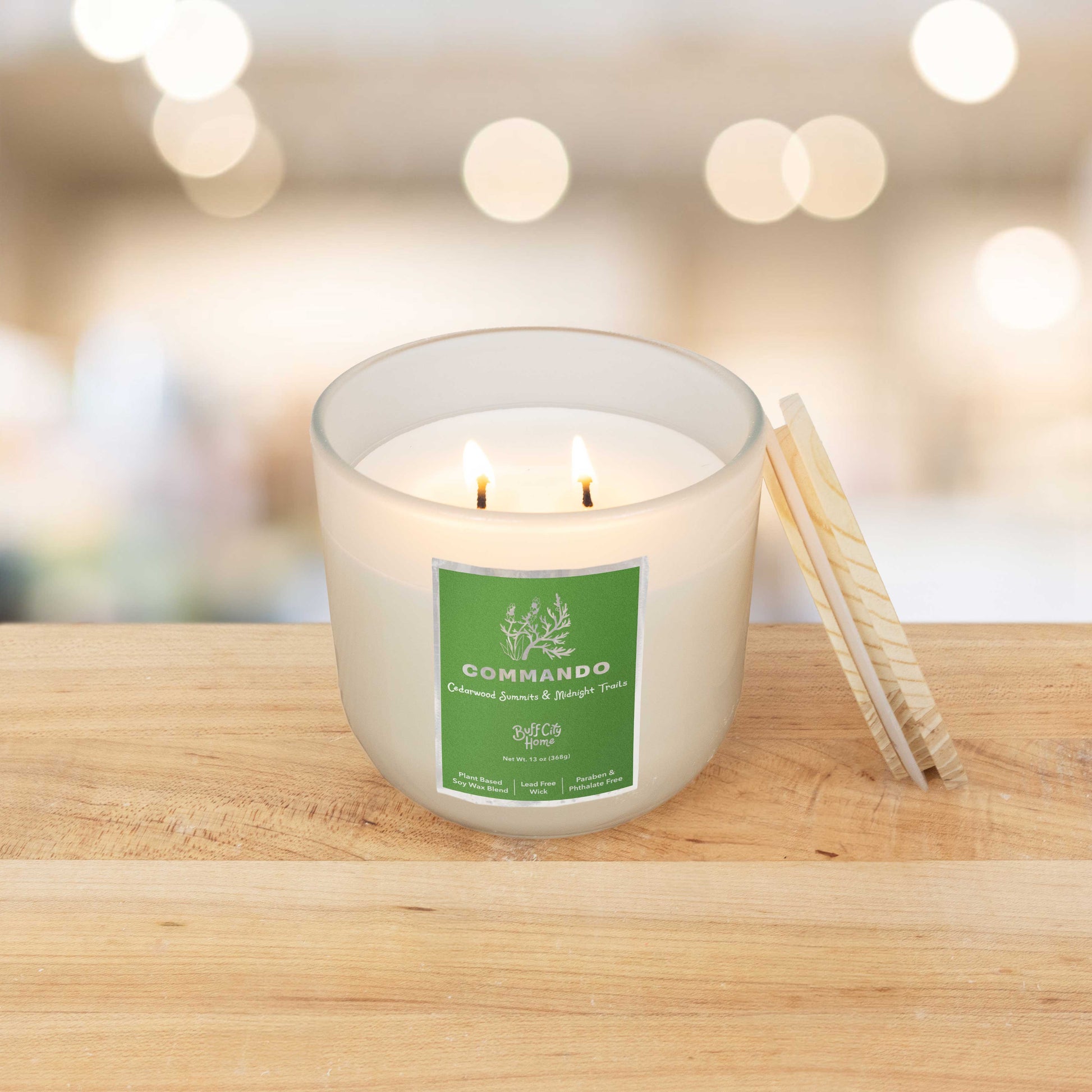 Commando 2-Wick Candle