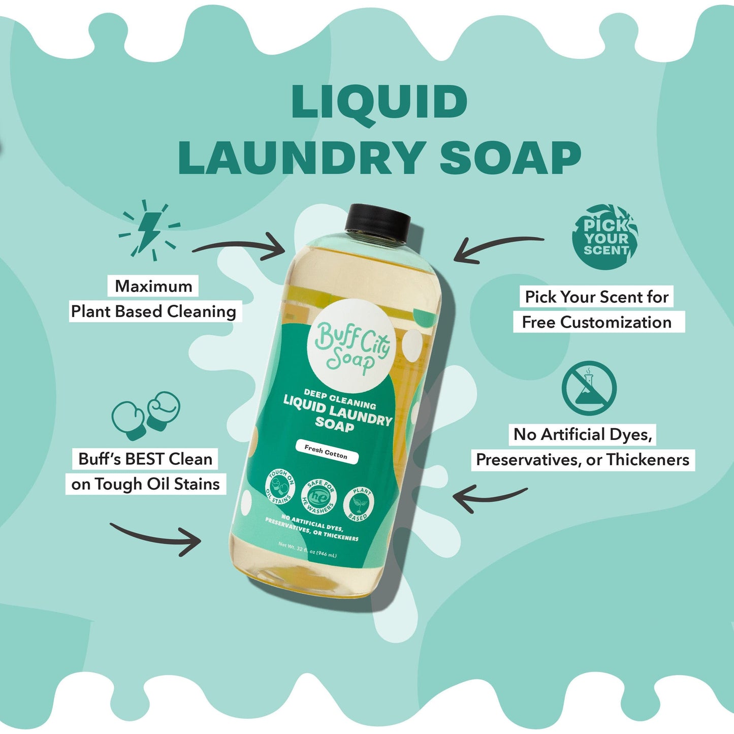 Pink Sugar Liquid Laundry Soap