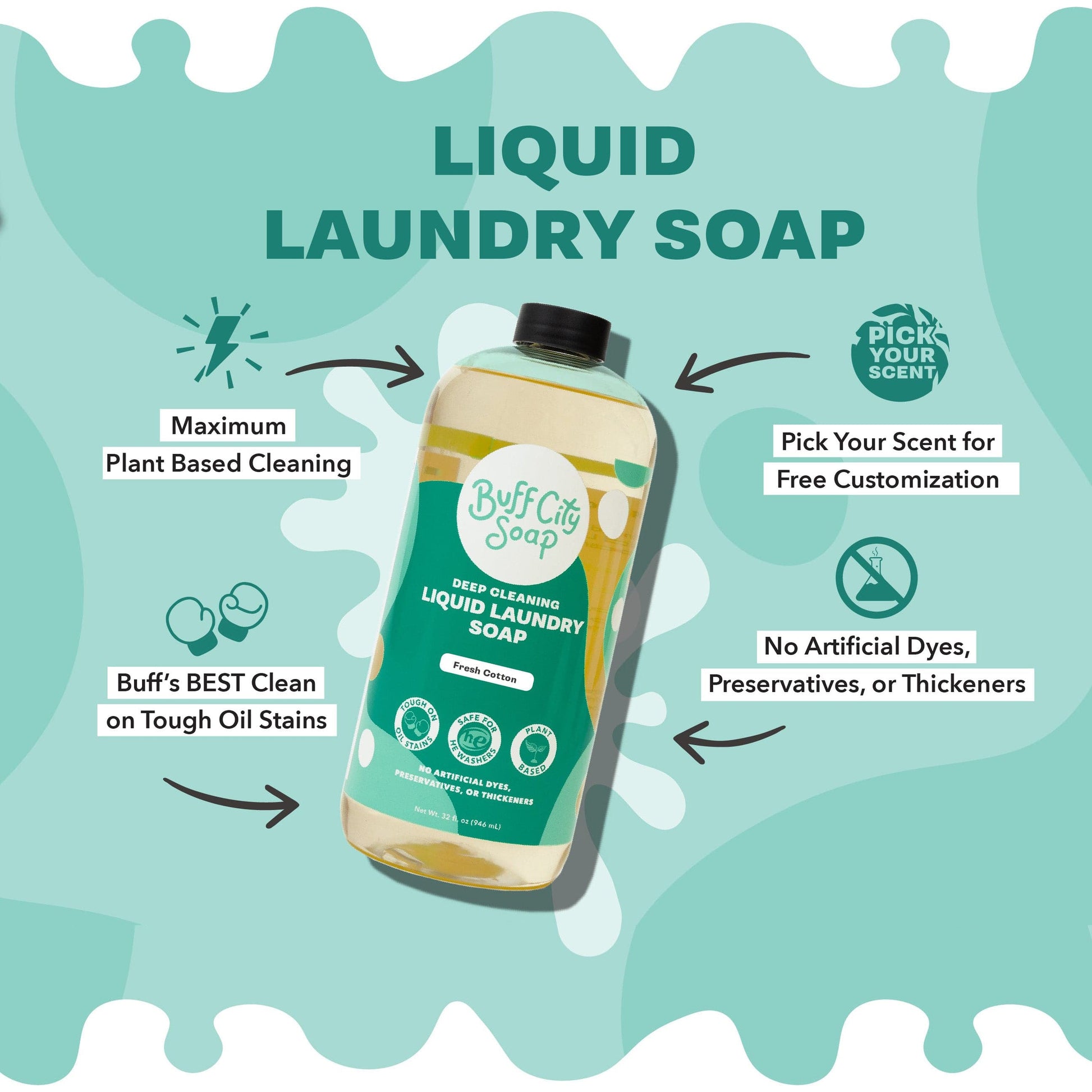Pink Sugar Liquid Laundry Soap
